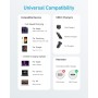 Anker cable usb c carga rapida, 310 cable usb c de 60W y 3A, cargador de carga rápida para iPhone 16/15, Samsung Galaxy S22,