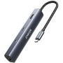 Anker PowerExpand - Adaptador Ethernet USB-C 6 en 1, concentrador Ethernet PD, 65 PD, HDMI 4K, Ethernet de 1 Gbps, Datos USB-C,