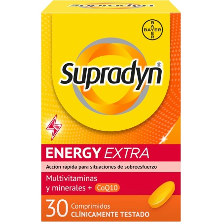 Supradyn Energy Extra con Vitaminas, Minerales y Coenzima Q10 para Deportistas, Ayuda a Activar y Mantener tu Energía y