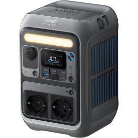 Anker SOLIX C300 Portable Power Station, batería LiFePO4 de 288 Wh, generador solar de 300 W (sobrecarga de 600 W), carga rápida