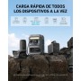 Anker SOLIX C300 Portable Power Station, batería LiFePO4 de 288 Wh, generador solar de 300 W (sobrecarga de 600 W), carga rápida