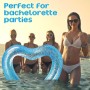 Flotador Hinchable en Forma de corazón, Anillos de natación inflables, 120 cm de diámetro Anillo de natación Transparente, para