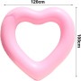 Flotador Hinchable en Forma de corazón, Anillos de natación inflables, 120 cm de diámetro Anillo de natación Transparente, para