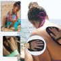 Gosknor 2 Bolsas para Quitar Arena Playa, Fáciles Guantes Quitar Arena con Bolsa Cordón de Secado Rápido y Reutilizables para