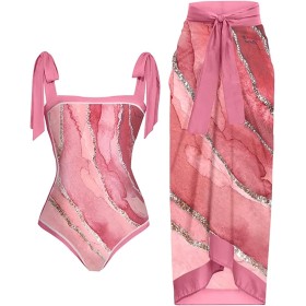 uxxnjfg Bañador Natacion Conjunto Mujer Vestir Dos Piezas Verano Sexy Reductores Barriga Swimsuit Estampado Flores Bañador