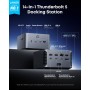 Anker Prime TB5 Docking Station, 14 Ports Thunderbolt 5 Docking Station with 140W MAX Charging, 120Gbps MAX Transfer Ambient LED