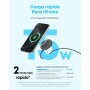 Anker Zolo Cargador Inalámbrico iPhone Magnético 15W, con Certificación Qi2, base de Carga Inalámbrica Compatible con MagSafe,