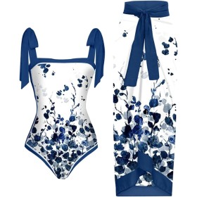 uxxnjfg Bañador Natacion Conjunto Mujer Vestir Dos Piezas Verano Sexy Reductores Barriga Swimsuit Estampado Flores Bañador