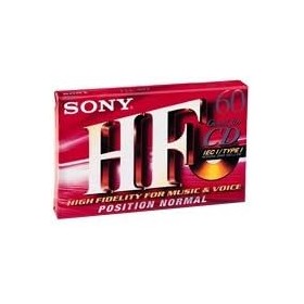 Sony 5C60HF cinta de casete Audio cassette 60 min 5 pieza(s) - Cinta de audio/video (60 min, 55 dB, 5 pieza(s))