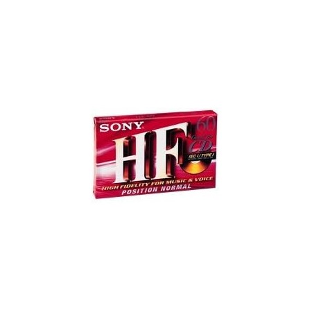 Sony 5C60HF cinta de casete Audio cassette 60 min 5 pieza(s) - Cinta de audio/video (60 min, 55 dB, 5 pieza(s))