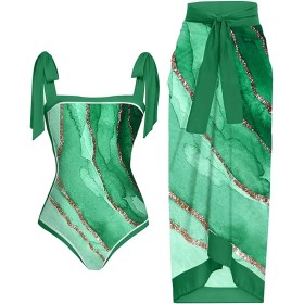 uxxnjfg Bañador Natacion Conjunto Mujer Vestir Dos Piezas Verano Sexy Reductores Barriga Swimsuit Estampado Flores Bañador