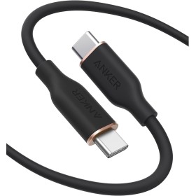 Anker PowerLine III Flow, Cable de carga USB-C 100 W 180 cm, cable tipo C, compatible con iPhone 16, 16 Plus/Pro/Pro Max,