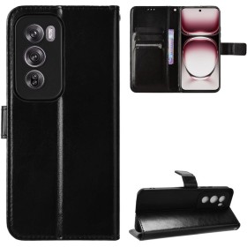 Heioloo Funda para 0PP0 Reno 12 Pro Carcasa PU Cuero Magnética con Soporte y Cartera para Tarjetas [Anti-arañazos] [Protección