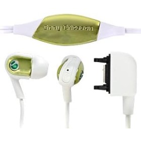 Sony Ericsson Headset Stereo mh907 Color Blanco/Amarillo