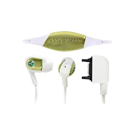 Sony Ericsson Headset Stereo mh907 Color Blanco/Amarillo
