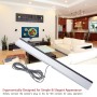Barra de sensores para Wii, Barra de sensores de Rayos Infrarrojos con Cable Receptor con Cable y Soporte para Consola Wii