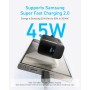 Anker Cargador Superrápido USB-C de 45 W, Cargador con Cable USB-C Compatible con Carga Rápida PPS para Samsung Galaxy S24