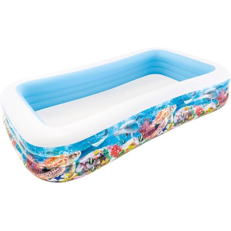 Intex 56490NP - Piscina Hinchable Rectangular 262 x 160 x 46 cm, 640 litros