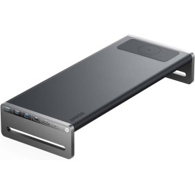 Anker 675 Estación de Acoplamiento USB-C (12 en 1) con Puertos de 10 Gbps, Pantalla HDMI 4K a 60 Hz, Base de Carga Inalámbrica,