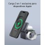 Anker MagGo Cargador Inalambrico iPhone Cubo 3 en 1 con MagSafe 15W, Potencia de Carga Máxima Inalámbrica, Compatible con iPhone