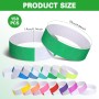 JIANTA 150 Pulseras de Papel, Pulseras para Eventos, Pulseras Identificativas de Neón, Pulseras de Fiesta, Pulseras Papel