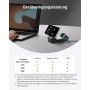 Anker MagGo Cargador Inalámbrico iPhone 3 en 1 con MagSafe 15W, Cargador Magsafe Soporte de Carga Certificado Qi2, iPhone