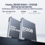 DOOGEE BladeGT Ultra 5G Movil Resistente Android14, MTK7300 36GB+512GB, 6,72’’ FHD+ 120Hz, 100MP AI Caméra, 5500mAh/33W, Efecto
