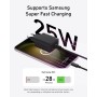 Anker Cargador Samsung Carga Rapida de 25 W, Cargador USB C, admite Carga rápida PPS para Samsung Galaxy S25 Ultra/S24/iPhone