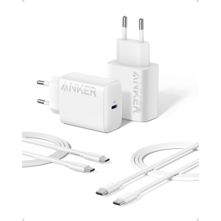 Anker Cargador Samsung Carga Rapida de 25 W, Cargador USB C, admite Carga rápida PPS para Samsung Galaxy S25 Ultra/S24/iPhone
