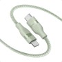 Anker Cable USB C a USB C Trenzado Reciclado de 240 W, Cable de Carga Rápida con Cargador de Tipo C para iPhone 16/16 Pro/16
