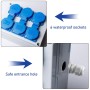 Distribuidor de pared, 6 x 230 V, 16 A, distribuidor de corriente para construcción, distribuidor de corriente, IP44, cajas de