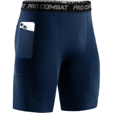 Niksa 1/3 Piezas Mallas Running Hombre Mallas Cortas Hombre Pantalones Cortos Entrenamiento con Bolsillo para Celular Secado