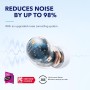Soundcore by Anker Space A40 Auriculares Inalámbricos Bluetooth Cancelación Ruido Activa Adaptativo, 50H Reproducción Total,