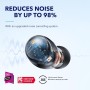 Soundcore by Anker Space A40 Auriculares Inalámbricos Bluetooth Cancelación Ruido Activa Adaptativo, 50H Reproducción Total,