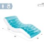 Intex 56874 Splash Lounge Colchoneta Hinchable, Flotador para Piscina, Capacidad 1 Persona, Peso Máximo Soportado 100 kg,