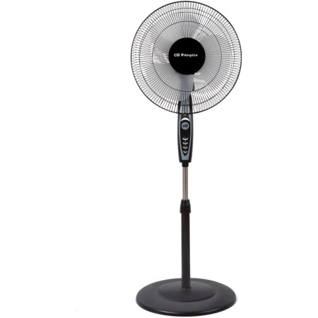 Orbegozo SF 0148 Standing Fan, 50 W, 3 Ventilation Speeds, Oscillating, Height Adjustable, Quiet, Safety Grate, Blade Size 40