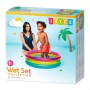 INTEX 57104NP - Piscina hinchable 3 aros transparente 86x86x25 cm - 63 l