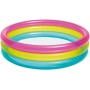INTEX 57104NP - Piscina hinchable 3 aros transparente 86x86x25 cm - 63 l