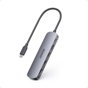 Anker Hub USB C (5 en 1), HDMI 4K@30Hz con Entrega de Potencia máxima de 100 W, Puertos de Datos USB-C y USB-A a 5 Gbps,