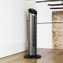 Cecotec EnergySilence 890 Skyline Digital Tower Fan with Timer and Remote Control, 50 W, 30 Inches (76 cm) Height, Oscillation,