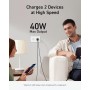 Anker Cargador iPhone Carga Rapida 521 (Nano Pro), Cargador USB C Compacto de 40 W PIQ 3.0 con Puerto Dual (no Plegable) para