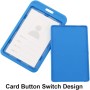 GTIWUNG 4 Pcs Funda de Tarjeta de Identificación, ID Titular de Tarjeta, Vertical Etiqueta de Nombre Insignia ID Card Holders,