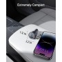 Anker Cargador de Coche Compacto Rápido de 3 Puertos de 67W- Carga de Alta Velocidad para iPhone 16/15/14, Galaxy S23, iPad Air