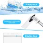 Vicloon Badge Id Tarjeta, 30pcs Soportes para Tarjetas de Horizontales de Plástico Transparente, Impermeables y Resellables,