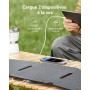 Panel solar Anker Solix PS30, cargador solar plegable de 30 W, resistencia al agua y al polvo IP65, carga ultrarrápida, carga 2