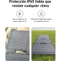 Panel solar Anker Solix PS30, cargador solar plegable de 30 W, resistencia al agua y al polvo IP65, carga ultrarrápida, carga 2