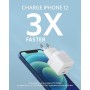 Anker Cargador iPhone Carga Rapida PowerPort III-Fuente de alimentación USB-C (20W, Carga rápida, Compatible con iPhone 15/14