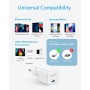Anker Cargador iPhone Carga Rapida PowerPort III-Fuente de alimentación USB-C (20W, Carga rápida, Compatible con iPhone 15/14