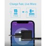 Anker Cargador iPhone Carga Rapida PowerPort III-Fuente de alimentación USB-C (20W, Carga rápida, Compatible con iPhone 15/14
