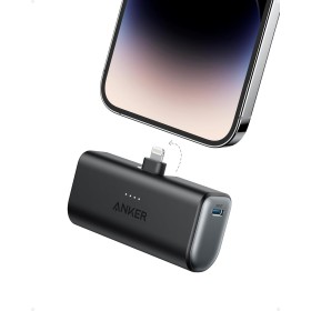 Power Bank Anker 621 con Conector Lightning, Cargador portátil inalámbrico de 12 W con Certificado MFi de 5000 mAh, Compatible